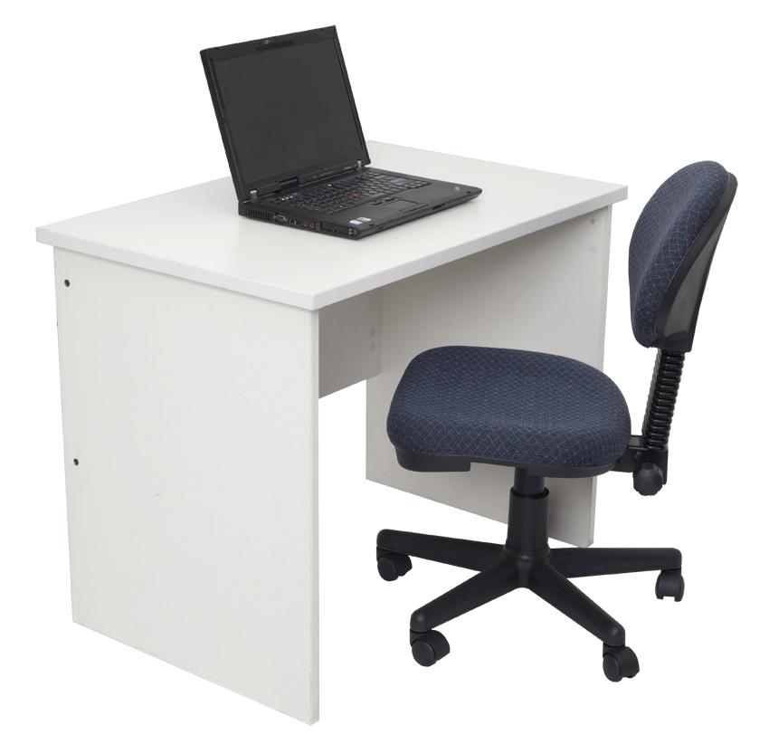 Slab End Worker Desk - Straight