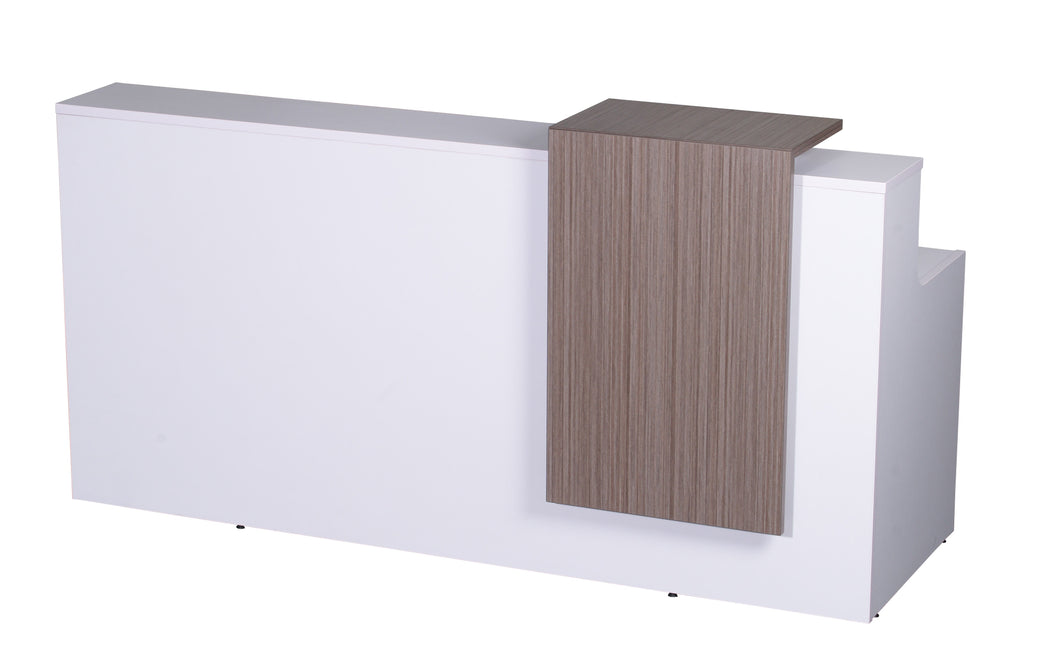 Urban Reception Counter - Natural White / Driftwood