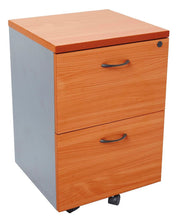 Load image into Gallery viewer, Melamine Mobile Pedestal - 2 File Drawers
