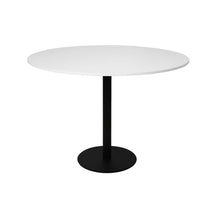 Load image into Gallery viewer, Round Flat Disc Base Table in Black Powder Coat Finish
