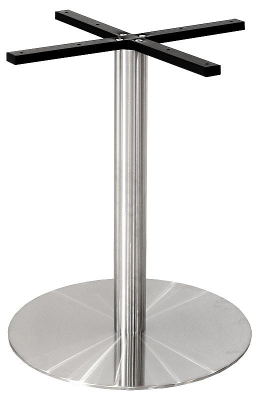 Round Table Base - Stainless Steel