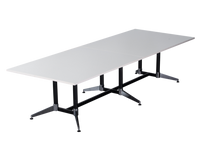 Load image into Gallery viewer, Typhoon Boardroom Table - Dual Post - 2 Piece Top - Double Stage
