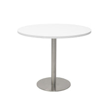 Load image into Gallery viewer, Circular Base Table with flat Disc Base - Stainless Steel Finish
